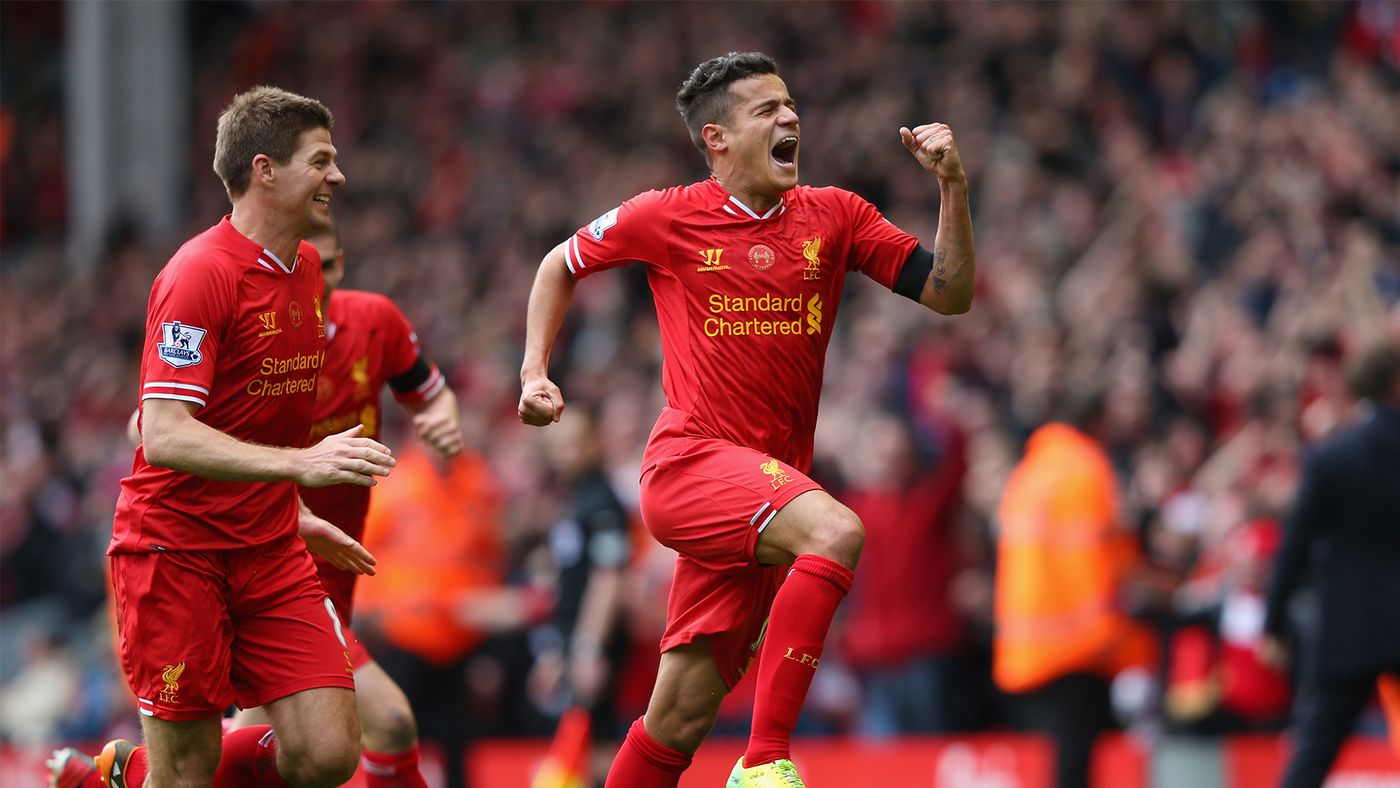 Coutinho dan Gerrard (Foto AVFC.co.uk).