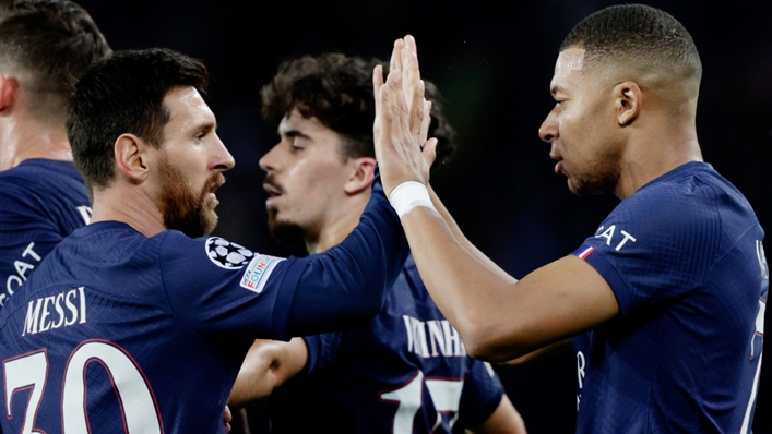 Paris Saint Germain bersama Messi, Mbappe dan Neymar (Foto LiveScore).